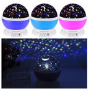 Luminaria Abajur Rotativa Projetor Globo Estrela