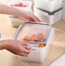 🥗 Kit com 3 Potes Herméticos Premium para Geladeira