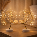 Luminária Árvore LED Dourada