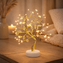 Luminária Árvore LED Dourada