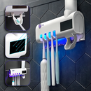 Suporte Inteligente com Esterilização UV para Escovas e Pasta de Dentes