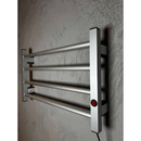 Toalheiro Térmico Porta Toalha Seca e Aquece 4 Barras Alumínio Bivolt Electrowood