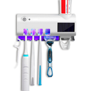 Suporte Dispenser de Escova e Pasta de Dentes Com Esterilizador UV Automático