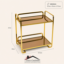 ✨ Organizador Elegance 2 Andares Espelhado | Casa Vibe Decor