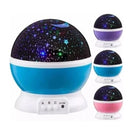Luminaria Abajur Rotativa Projetor Globo Estrela