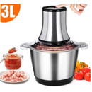 3L Picador De Alimentos Moedor De Carne Mixer Elétrica Processador Cozinha Casa Alho - 110v-220v