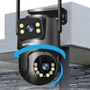 Câmera De Segurança a Prova de água Lente Dupla APP YOOSEE IP66 Camera IP WiFi 360